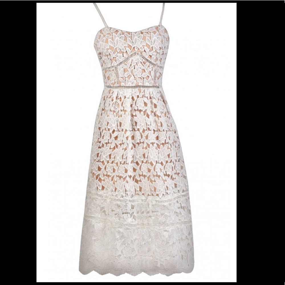 Lulus crochet lace dress